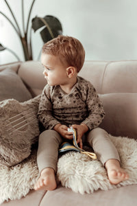 Snoozebaby pyjama Hazel brown