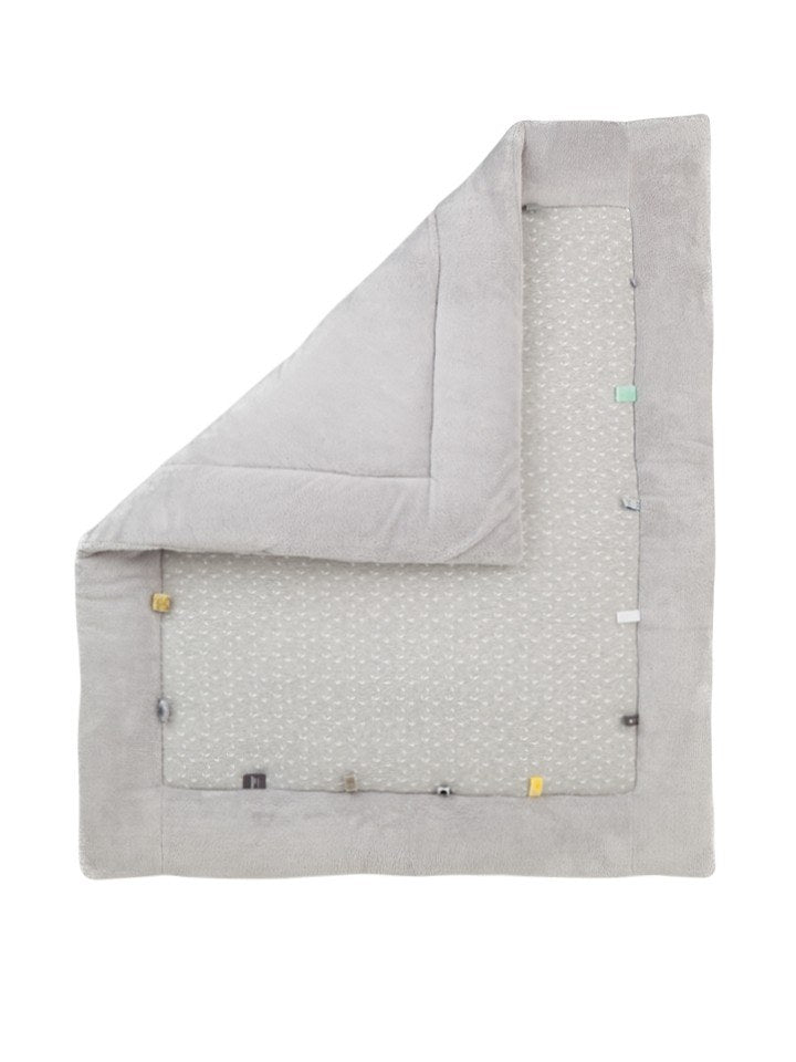 Snoozebaby playing cloth cheerful playing (75x95cm) Lovely grey