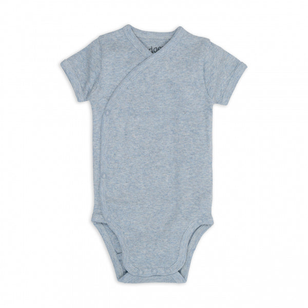 Lodger Romper SS Melange Blue fogg