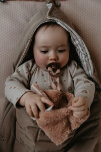 Snoozebaby organic comfort toy sweet dreaming (25x2 Milky rust