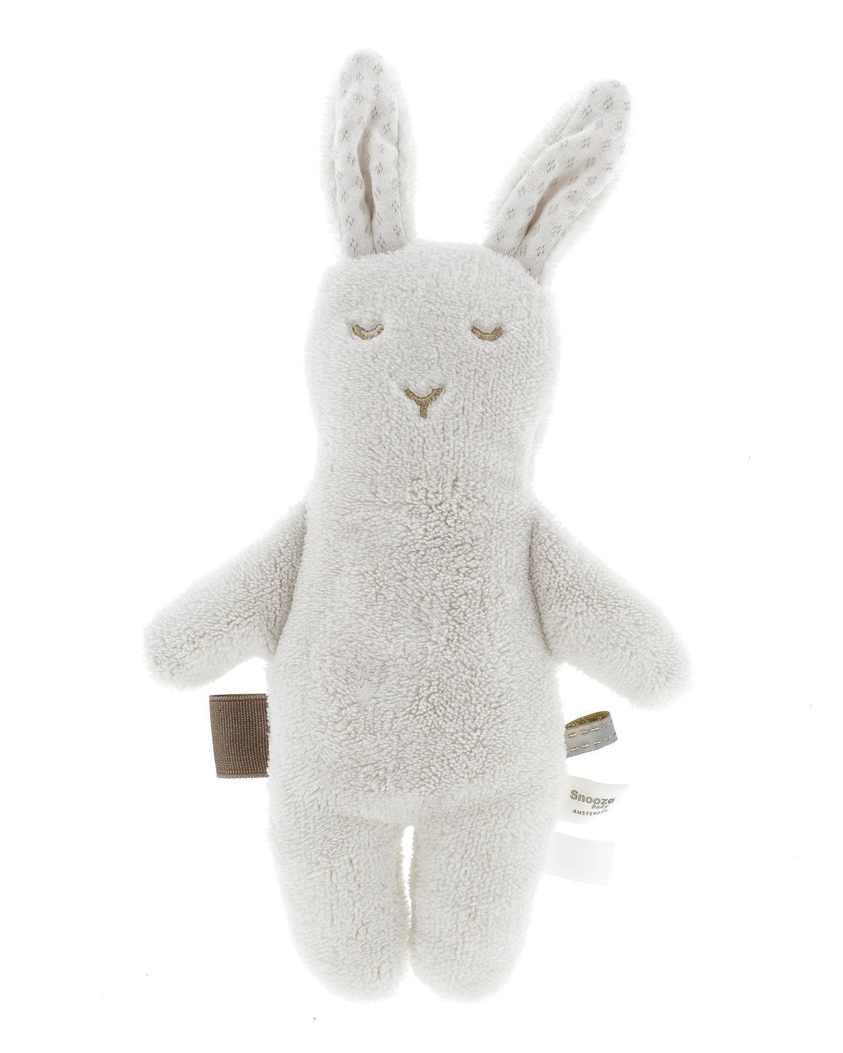 Snoozebaby organic ruby rabbit cuddle Stone beige