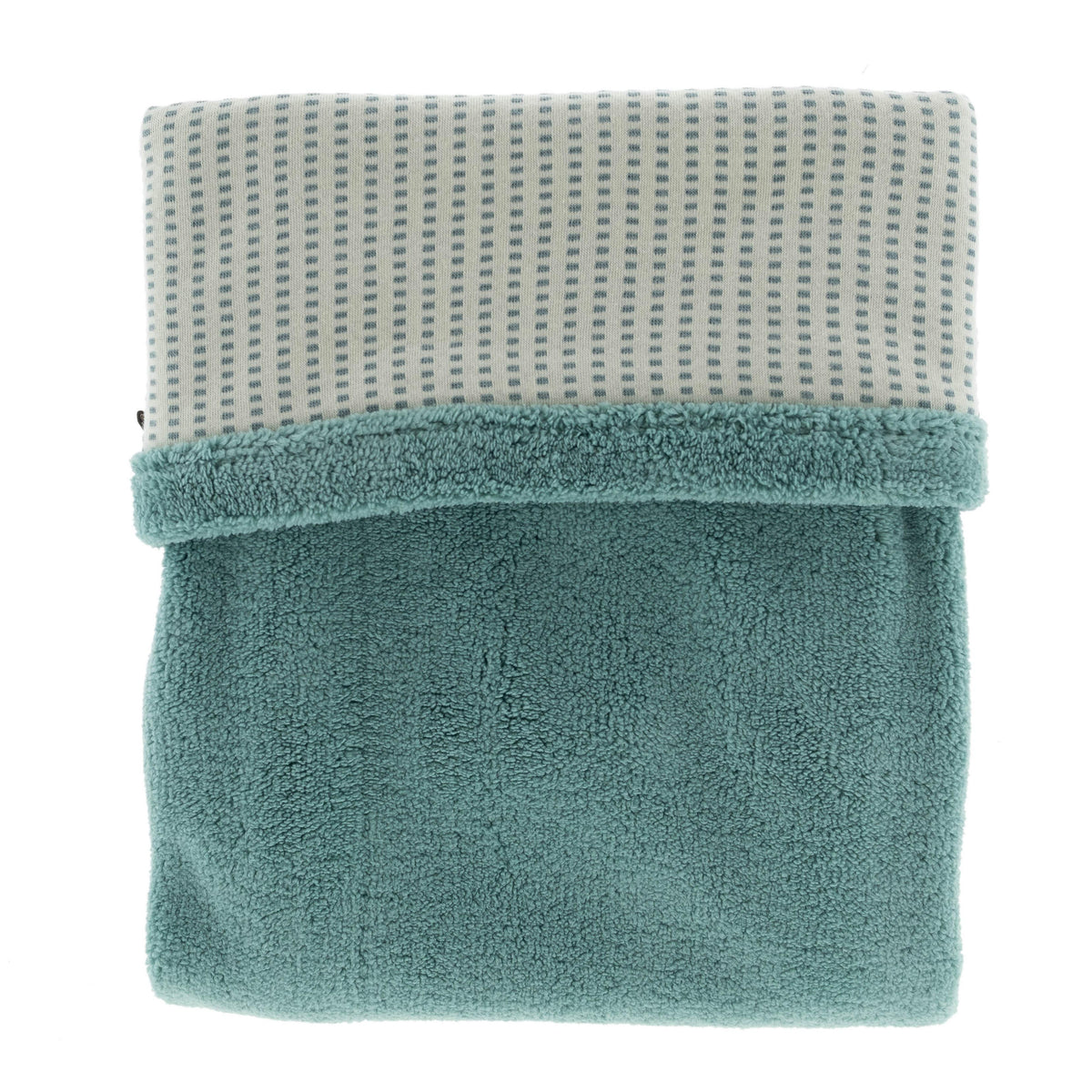 Snoozebaby organic blanket cot tog 2.0 Smokey green