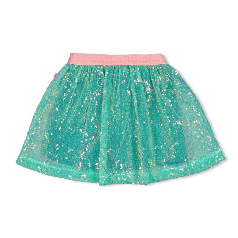 Jubel Pailetten rok - Rolling into Spring Groen