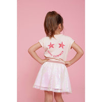 Jubel Pailetten rok - Lazy Lagoon L.roze