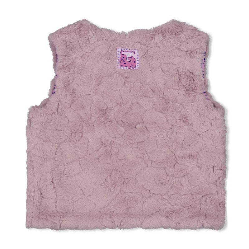 Jubel Omkeerbaar teddy gilet - Wild Soul L.lila