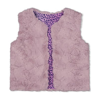 Jubel Omkeerbaar teddy gilet - Wild Soul L.lila