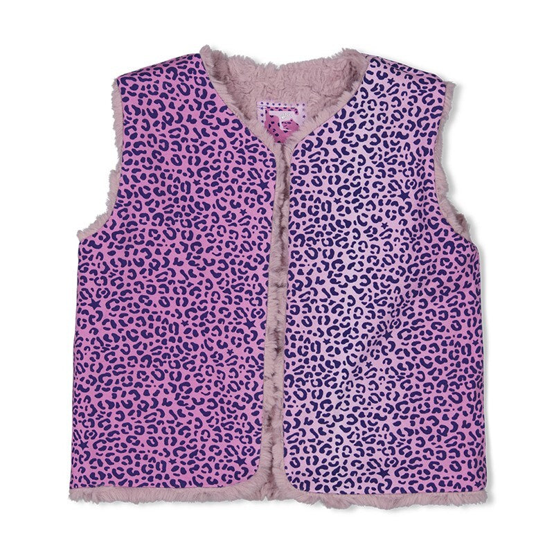 Jubel Omkeerbaar teddy gilet - Wild Soul L.lila