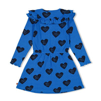 Jurk rib AOP - Amour Toujours