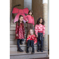 Jubel Pailetten jurk - Queen Of Hearts Bordeaux