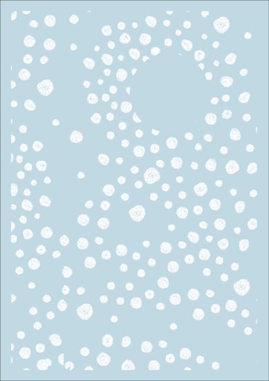 Snoozebaby crib blanket stylish cocooning Cloudy blue