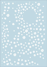 Snoozebaby crib blanket stylish cocooning Cloudy blue