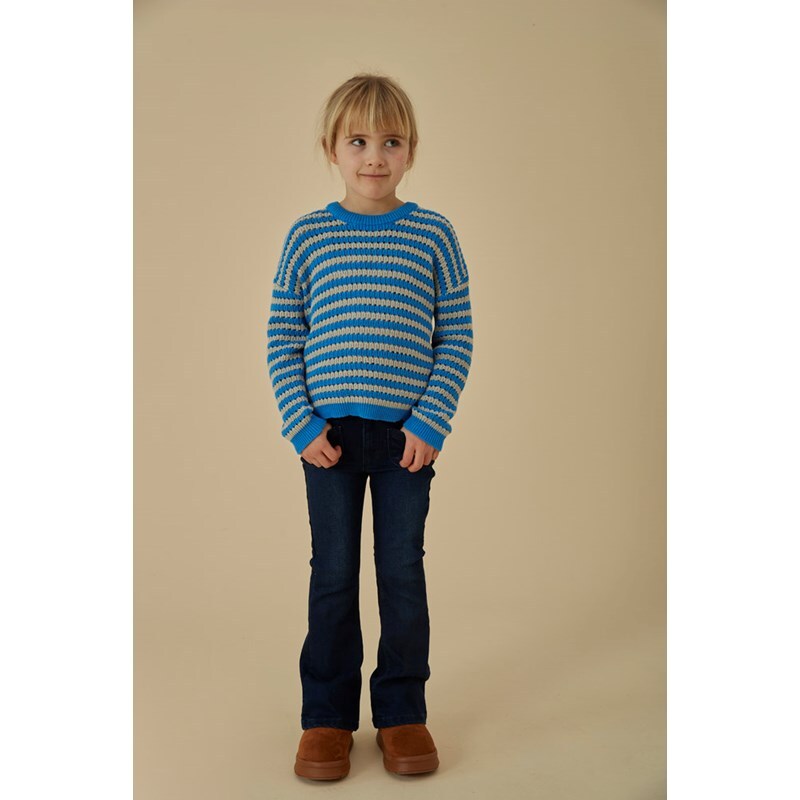 Gebreide sweater streep - Amour Toujours