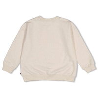 Jubel Sweater relaxed fit - Daily Princess Offwhite melange