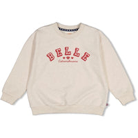 Jubel Sweater relaxed fit - Daily Princess Offwhite melange