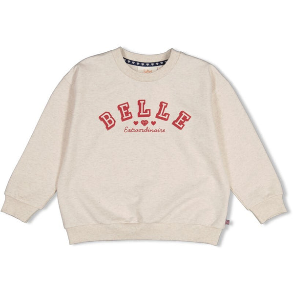 Jubel Sweater relaxed fit - Daily Princess Offwhite melange