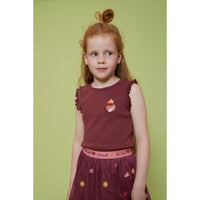 Jubel Singlet rib - Salsa Sunset Bordeaux