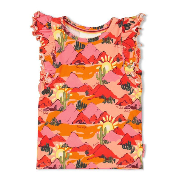 T-shirt AOP - Salsa Sunset