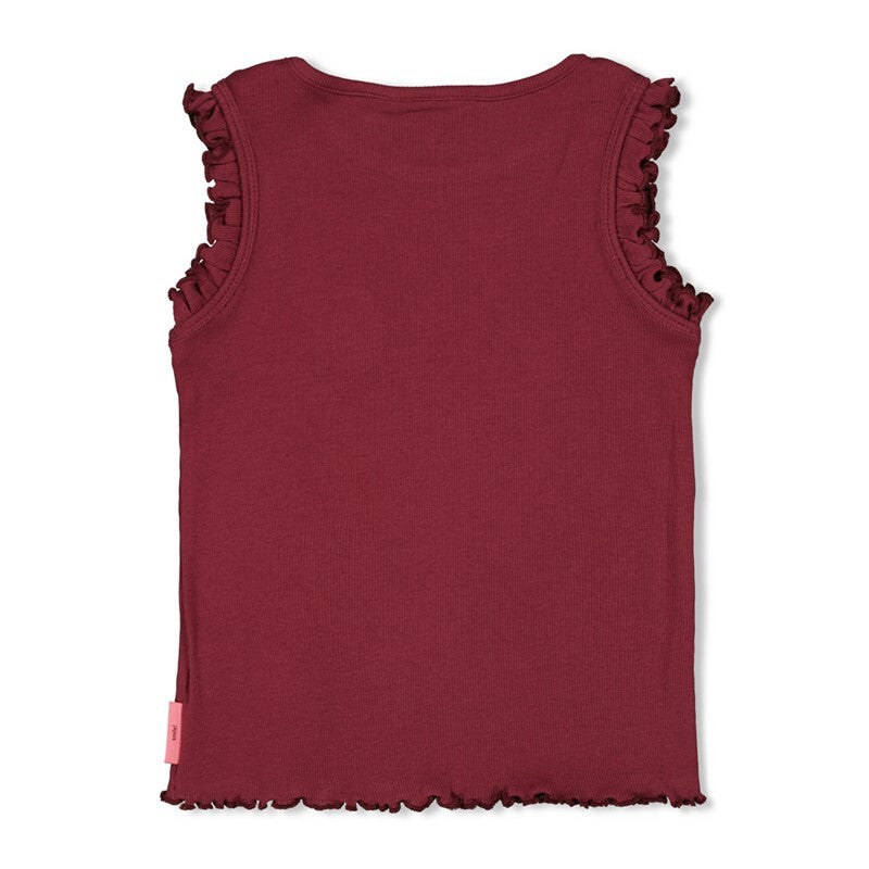 Jubel Singlet rib - Salsa Sunset Bordeaux