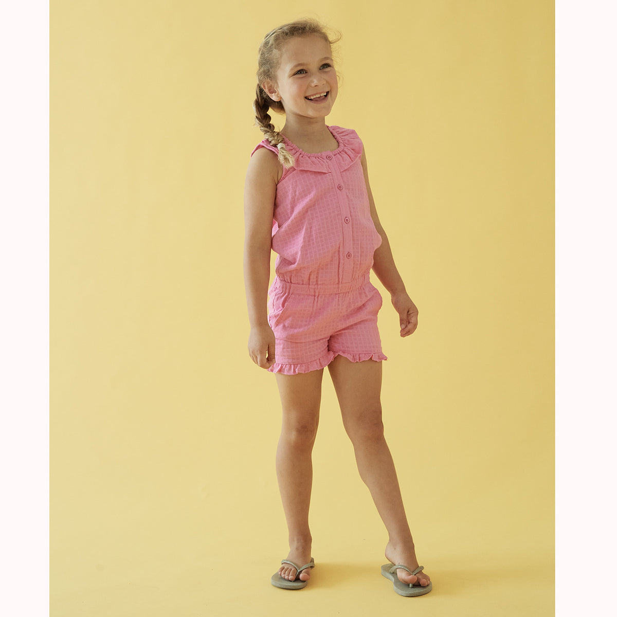Jumpsuit kort ruches - Berry Nice