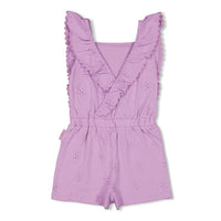 Jumpsuit kort broderie anglaise - Lazy Lagoon