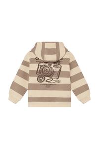 Daily7 Oversized Hoodie Backprint Plaza taupe
