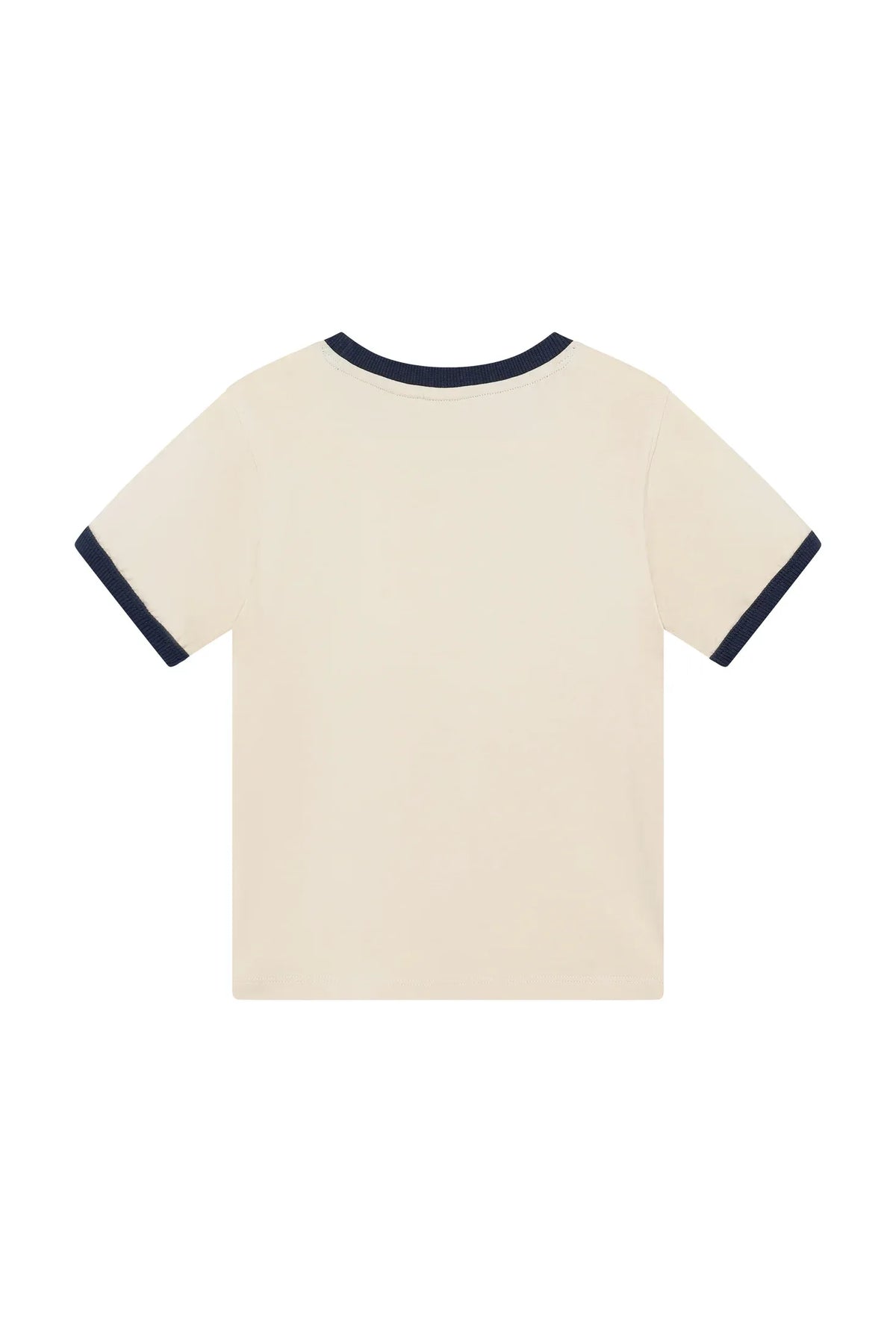 Daily7 T-shirt Contrast Sandshell