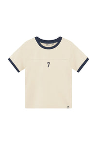 Daily7 T-shirt Contrast Sandshell