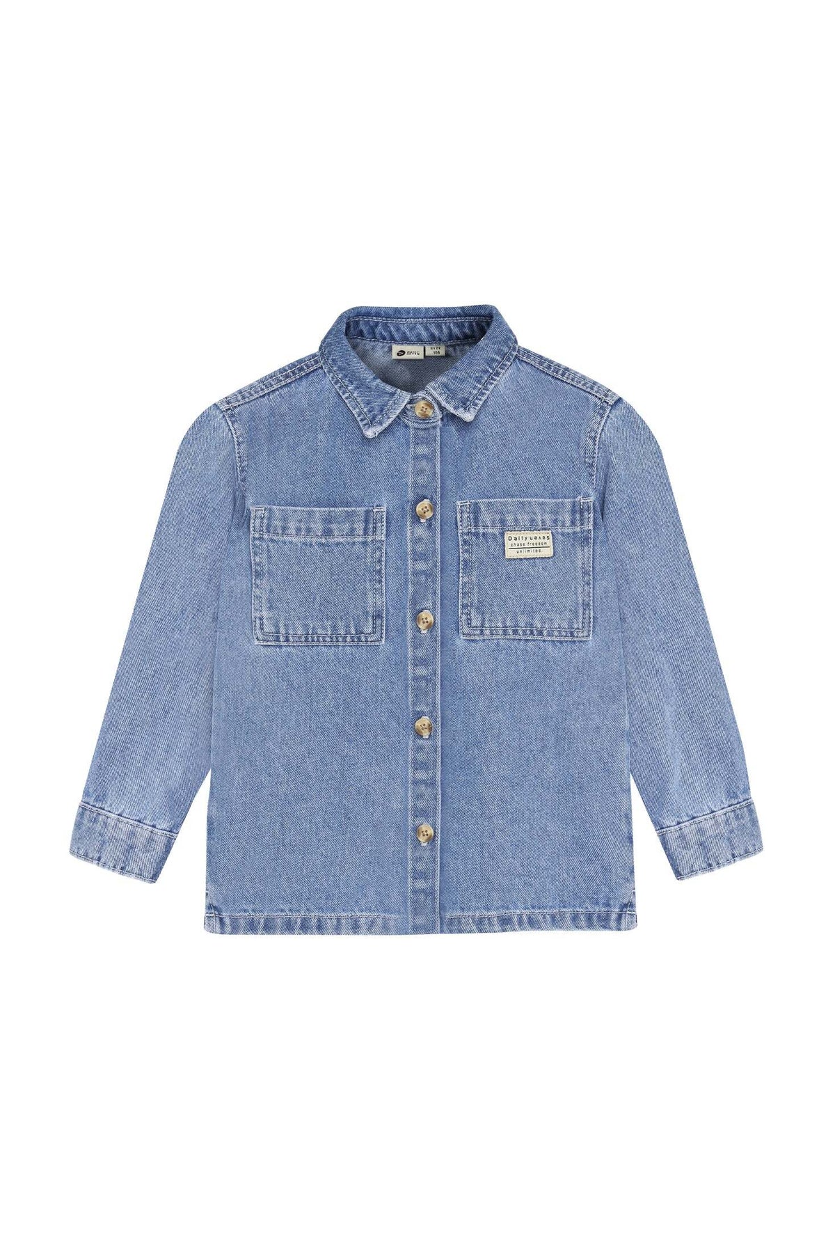 Daily7 Shirt Longsleeve Denim Medium denim