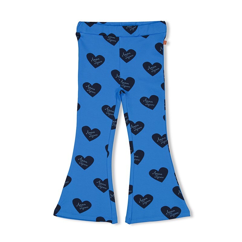 Flared broek AOP - Amour Toujours