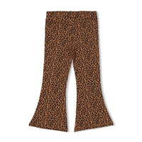 Jubel Flared broek AOP - Queen Of Hearts Bruin
