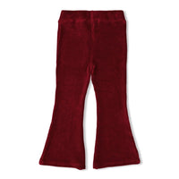 Jubel Flared broek velours rib - Queen Of Hearts Bordeaux