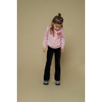 Jubel Flared broek velours rib - Shine Bright Antraciet