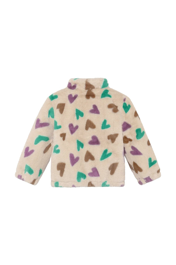 Teddy Jacket Hearts