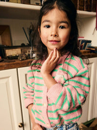 Knitwear Striped Cargdigan