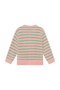 Knitwear Striped Cargdigan
