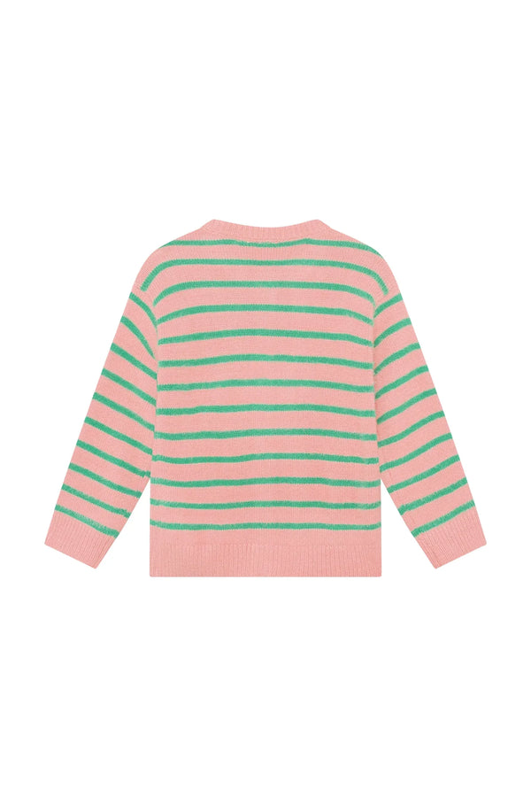 Knitwear Striped Cargdigan