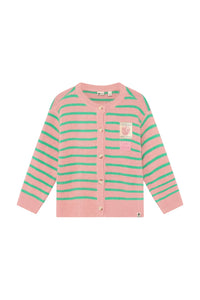 Knitwear Striped Cargdigan