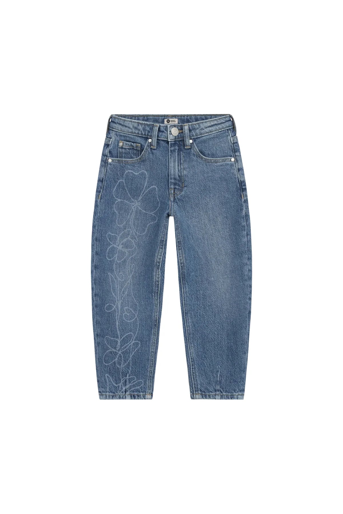 Denim Barrel Fit print
