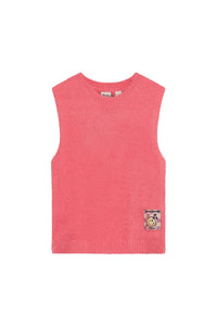 Daily7 Knitted Vest Desert rose