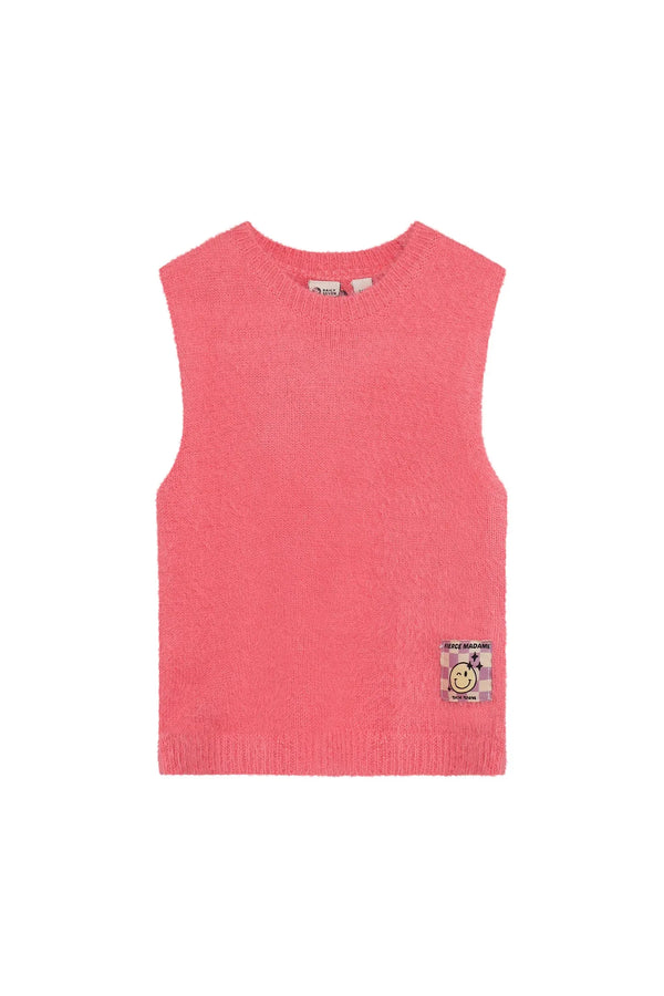 Daily7 Knitted Vest Desert rose