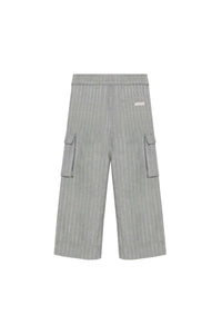 Daily7 Wide Fit Pinstripe Mid grey melange