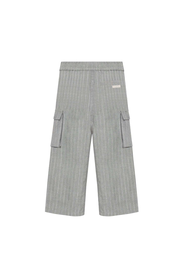 Daily7 Wide Fit Pinstripe Mid grey melange