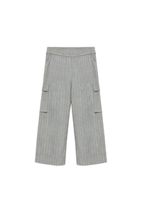 Daily7 Wide Fit Pinstripe Mid grey melange