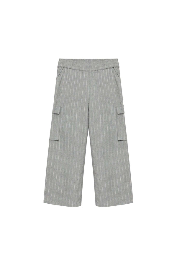 Daily7 Wide Fit Pinstripe Mid grey melange