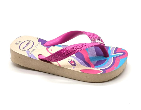 Havaianas HAV. KIDS FANTASY Beige/magenta neon