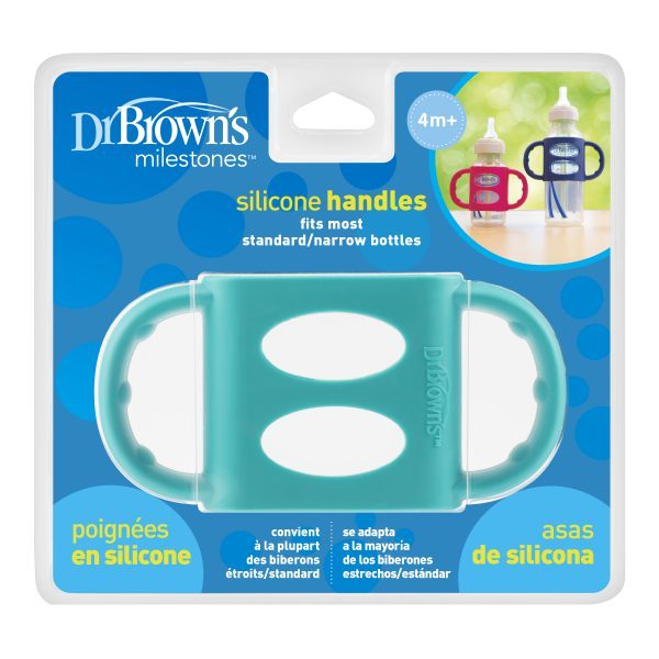 Dr. Brown's sillicone handles BH Turqouise
