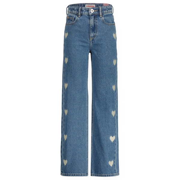 Cato Heart wide leg jeans