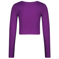 G-basic-crop rib longsleeve t-shirt