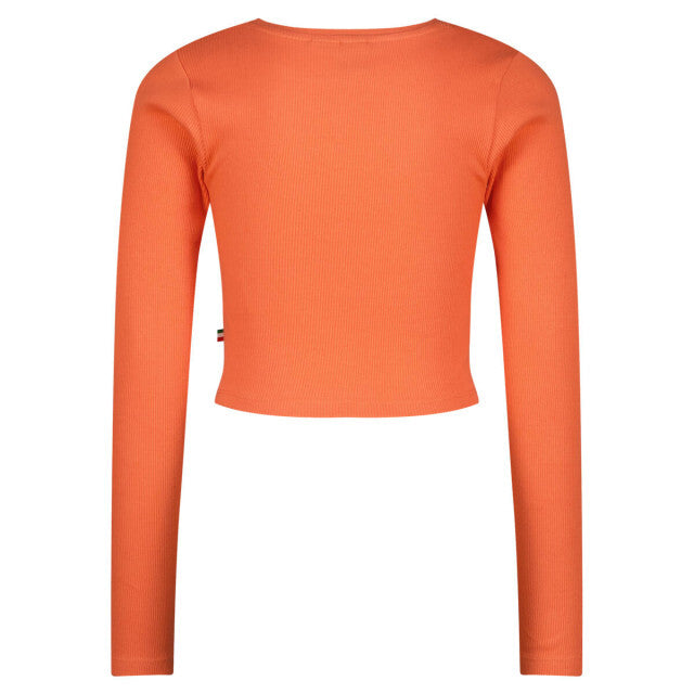 G-basic-crop rib longsleeve t-shirt