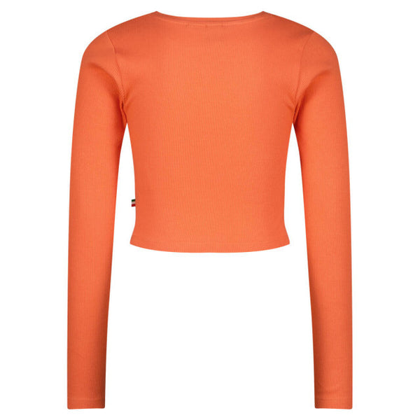G-basic-crop rib longsleeve t-shirt